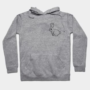 Bunny rabbit cute love gift Hoodie